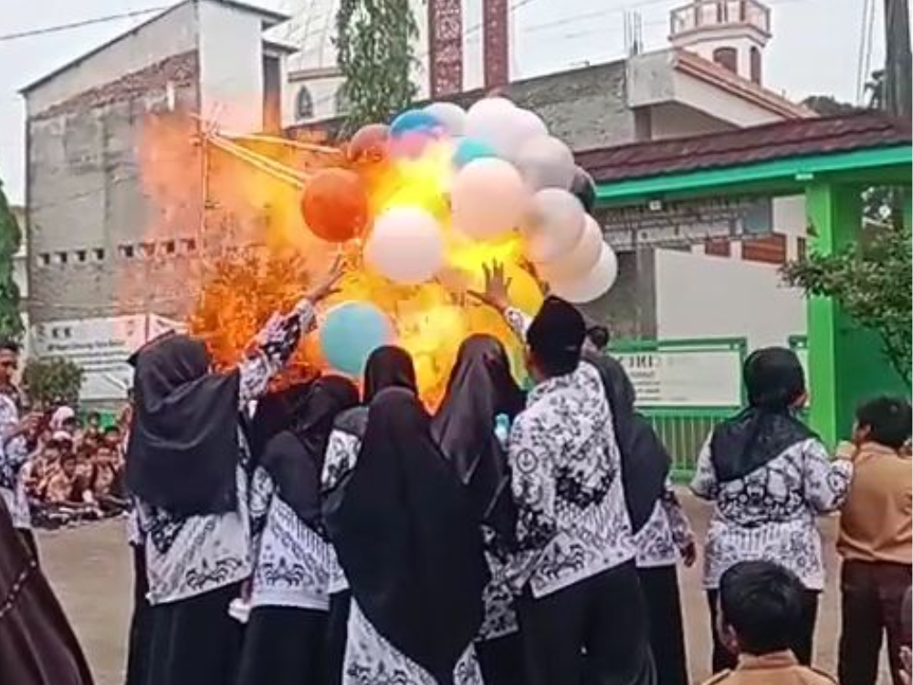 Perayaan Hari Guru di Bekasi Berujung Celaka, Cek Faktanya!
